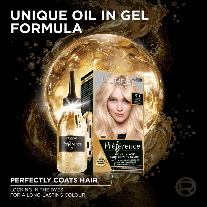 L'Oreal Preference 10.1 Very Very Light Ash Blonde