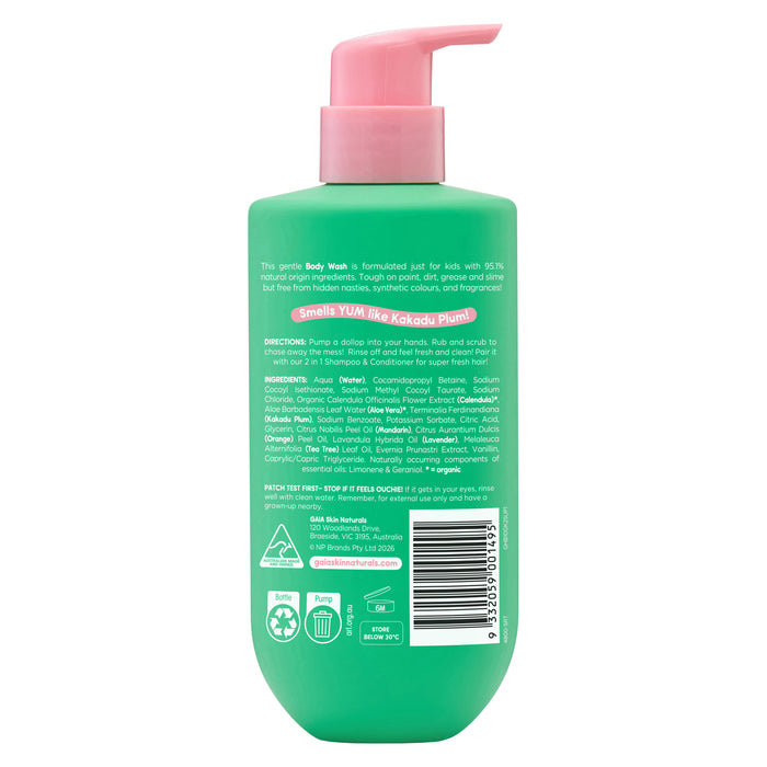 Gaia Natural Kids Organic Aloe Vera Body Wash 350ml