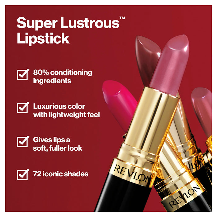 Revlon Super Lustrous Lipstick Fire Peach 807.