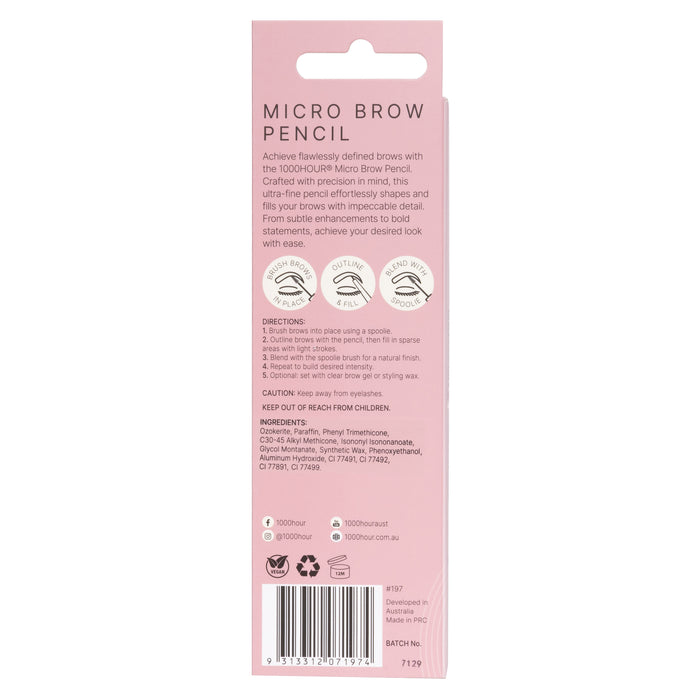 1000 Hour Micro Brow Pencil Medium Brown