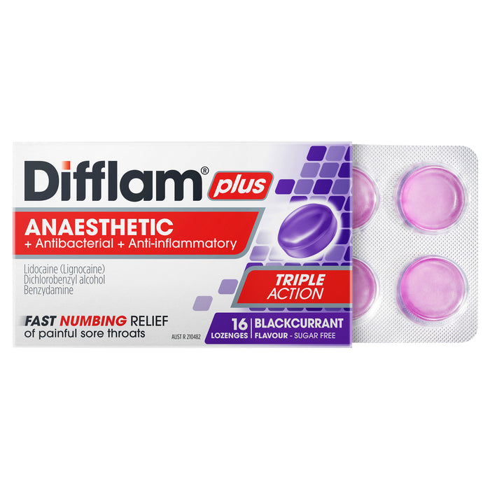 Difflam Plus B/Curr S/Fr  Loz 16.