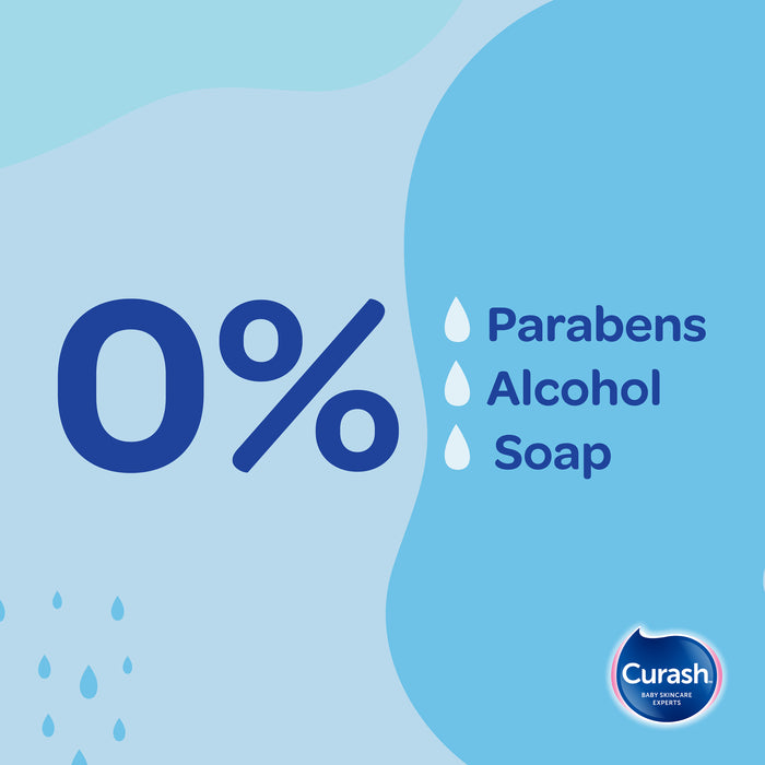 Curash Water Wipes Box 6x80pk.