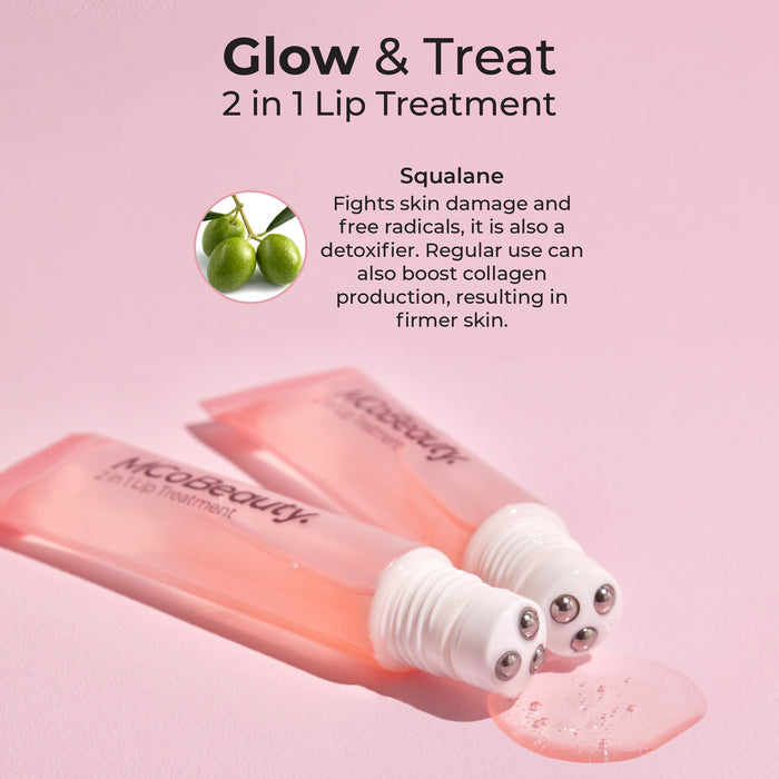 MCo Beauty Glow & Treat 2in1 Lip Treatment Coconut