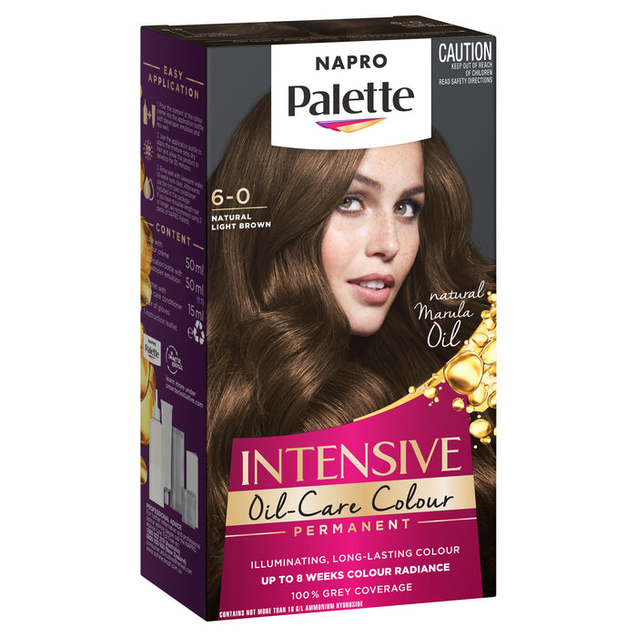 Napro Palette 6-0 Natural Light Brown Hair Colour.