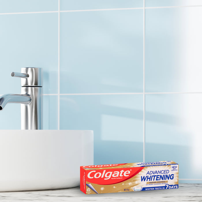 Colgate Toothpaste Advanced Whitening + Tartar Control 115g