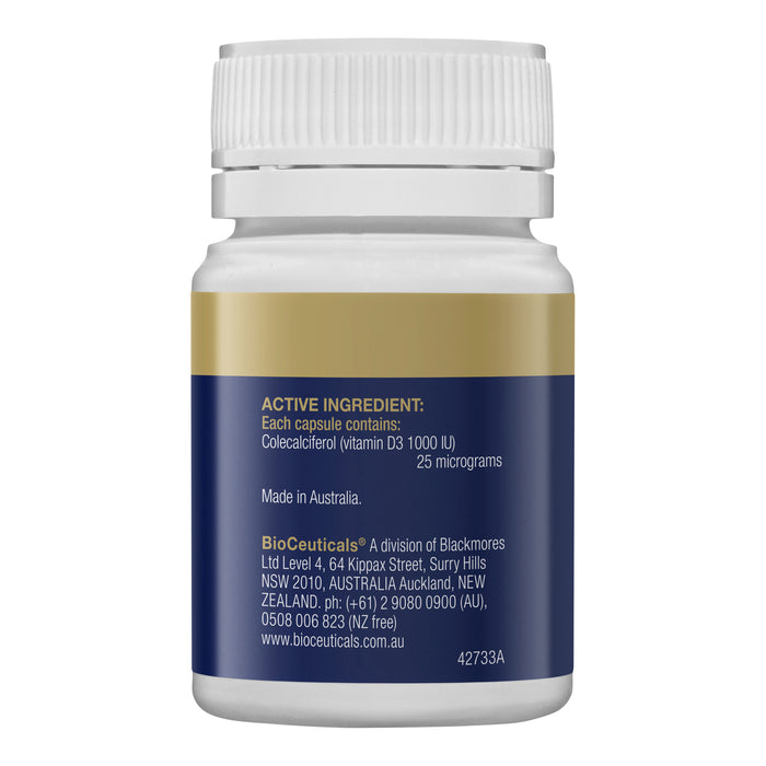 Bioceuticals Vitamin D3 60 Capsules