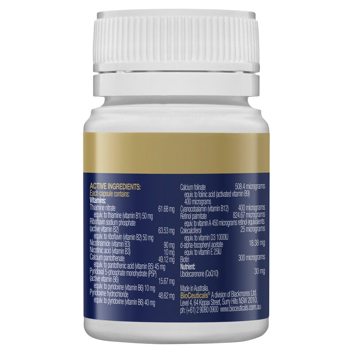 Bioceuticals Mega B Q10 30 Soft Capsules