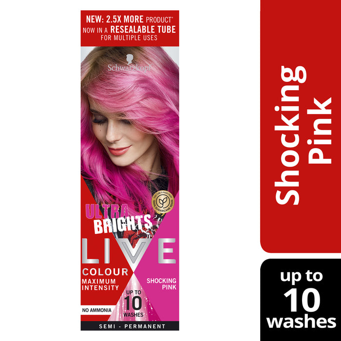 Schwarkopf  Live Colour Ultra Brights Shocking Pink 75ml