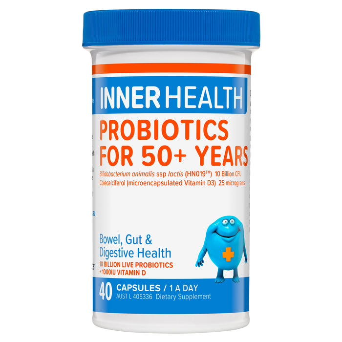 Inner Health Probiotic For 50+ Years 40 Capsules