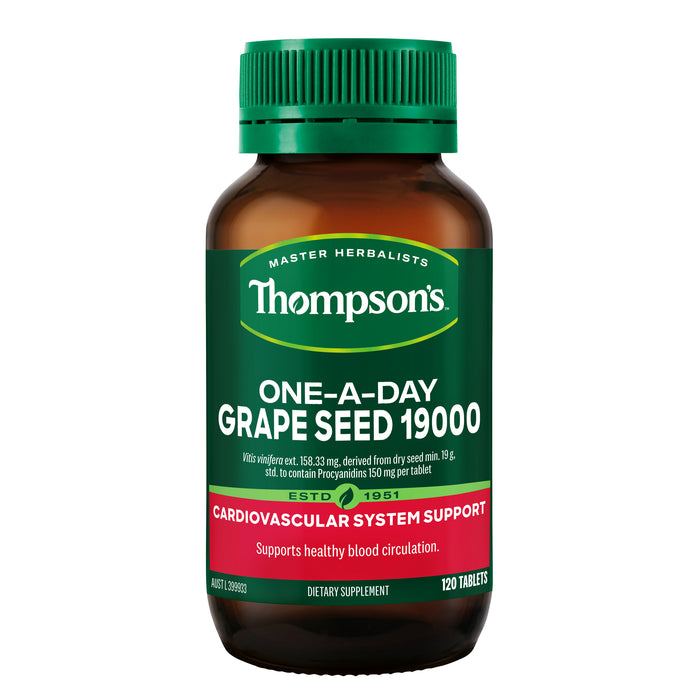 Thompson's One-a-day Grape Seed 19000mg 120 Tablets.