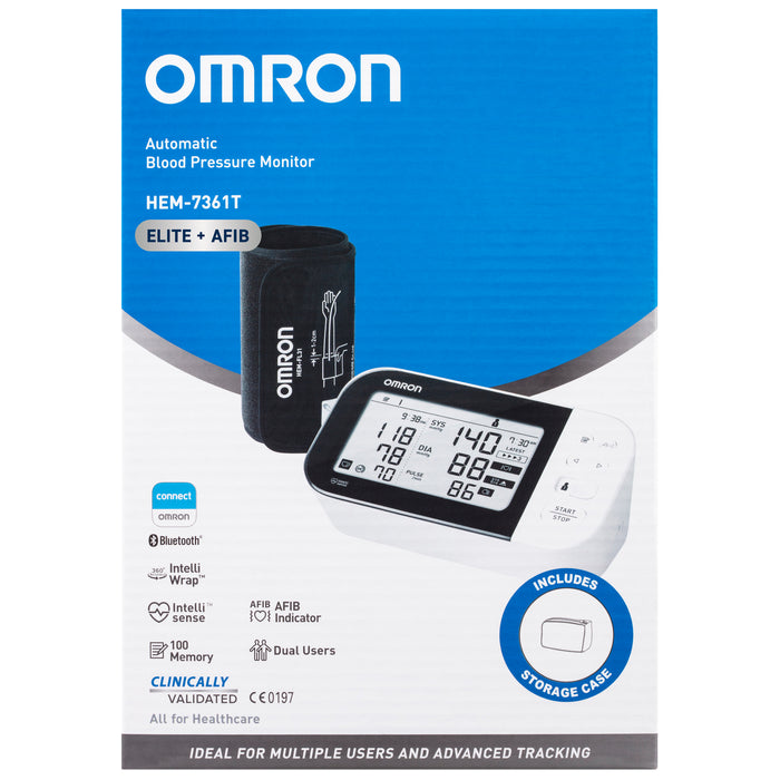 Omron Hem7361T Advanced Blood Pressure Monitor+AFIB