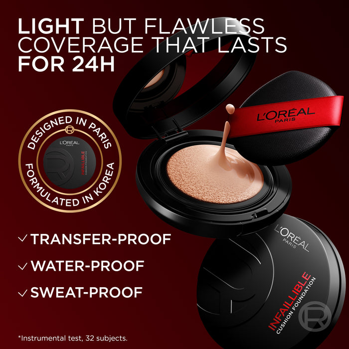 L'Oreal Infallible 24H Cushion Foundation 100