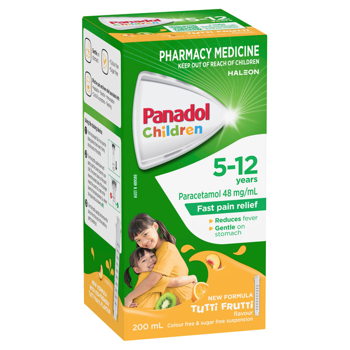 Panadol Child 5-12yrs Tutti Fruitti 200ml