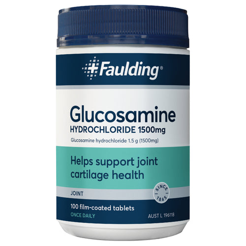 Faulding Remedies Glucosamine  HCL 1500mg 100 Tablets