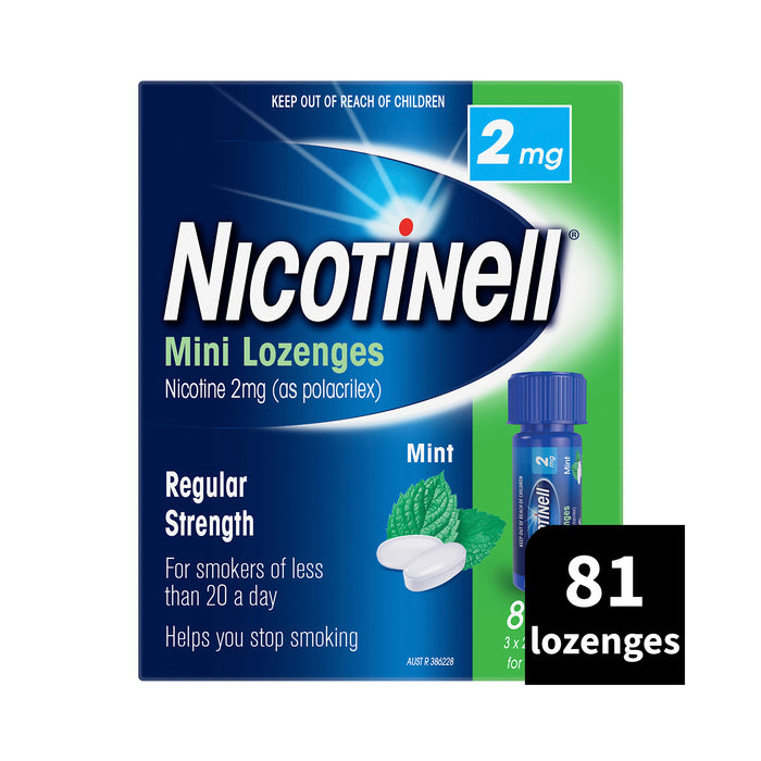 Nicotinell Mini Lozenge 2mg Bottle 81