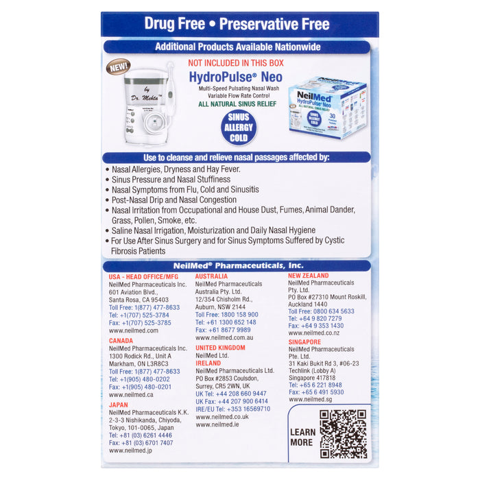 NeilMed Sinus Rinse Stater Kit 10 Sachets.