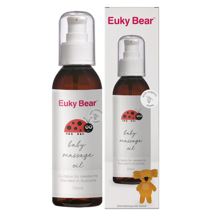 Euky Bear Baby Massage Oil 125ml.
