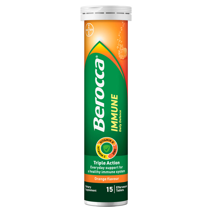 Berocca Immune Daily Defence Orange 30 Effervescent Tablets