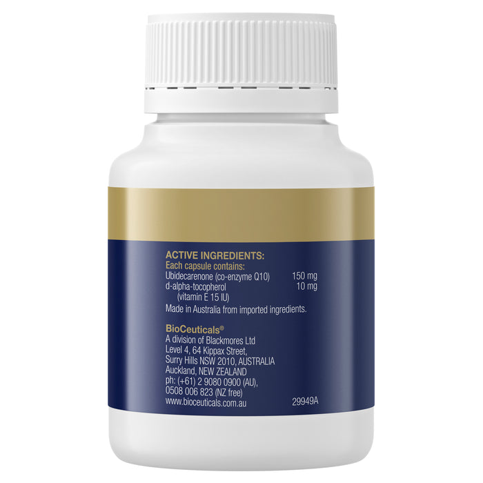 Bioceuticals Coq10 Excel 150mg 60 Soft Capsules