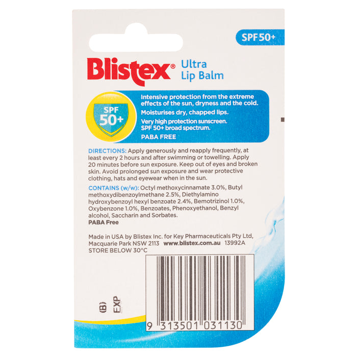 Blistex Lip Balm Ultra SPF50+ 4.25g