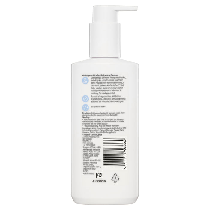 Neutrogena Ultra Gentle Cleanser 200mL.