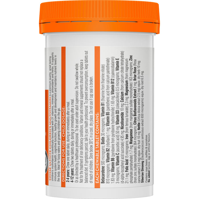 Swisse Childrens Ultivite 120 Tablets