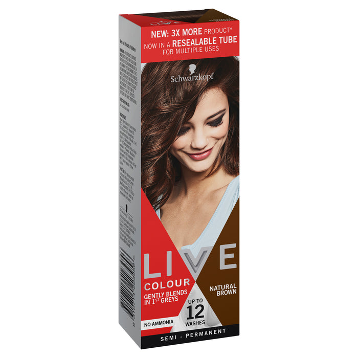 Schwarzkopf Live Colour Natural Brown Hair Colour