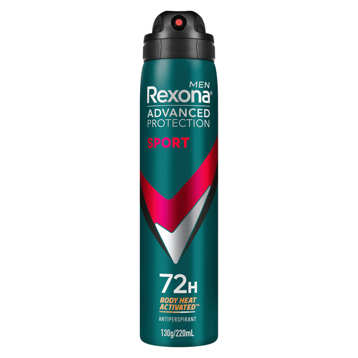 Rexona Men Antiperspirant Deodorant Aerosol Sport 220ml.