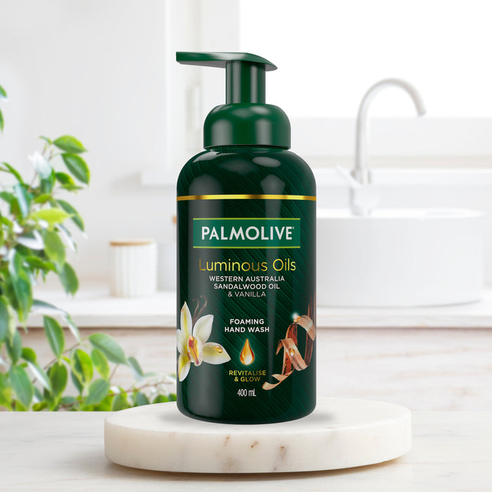 Palmolive Luminous Sandalwood Oil & Vanilla Foaming Hand Wash 400ml