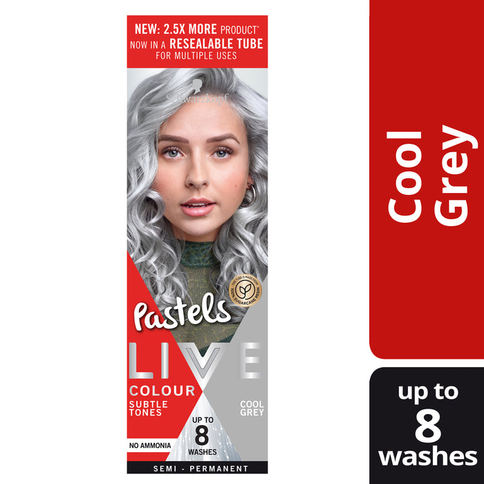 Schwarzkopf LIVE Colour Pastels Cool Grey 75ml