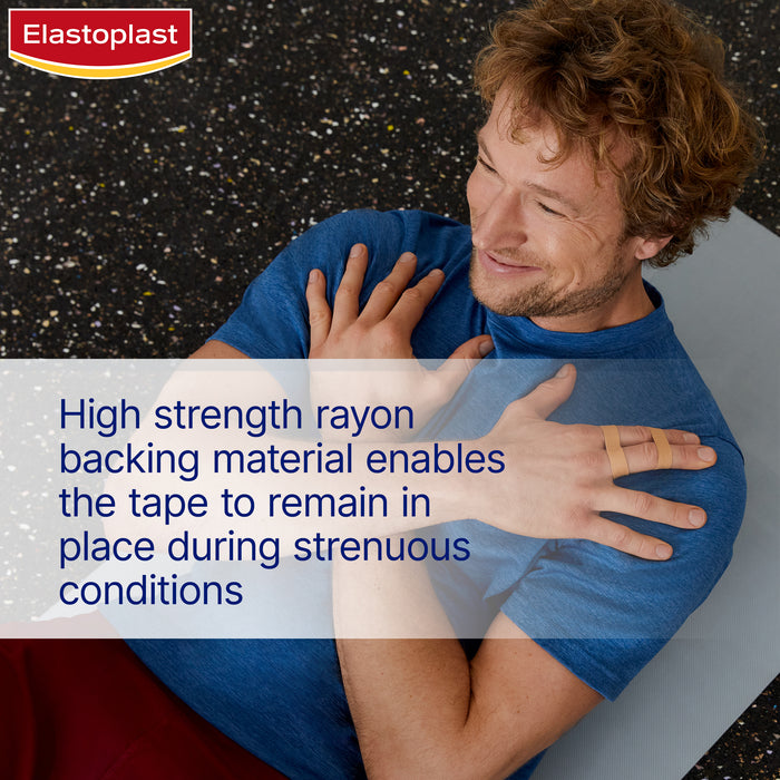 Elastoplast Rigid Strapping Tape Tan 12.5mm x 10m.