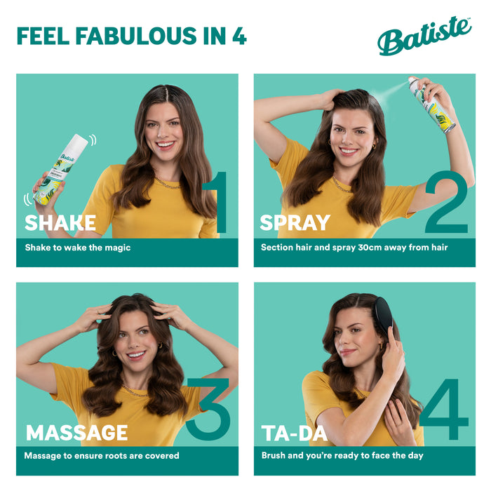 Batiste Dry Shampoo Divine Dark 200ml.