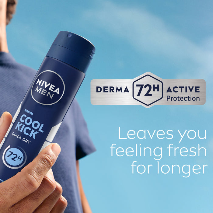 Nivea Men Deodorant Cool Kick Aerosol 250ml.