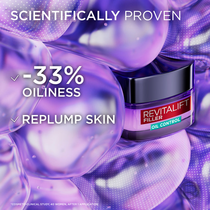 L'Oreal Revitalift Filler Hyaluronic Oil Control Gel-cream 50ml