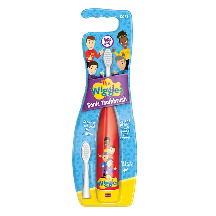 Piksters Wiggles Sonic Toothbrush Ages 2-6 Years Old Soft