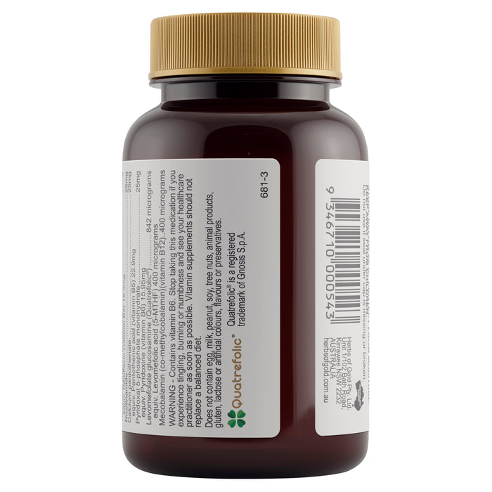 Herbs Of Gold Activated B Complex 30 Capsules