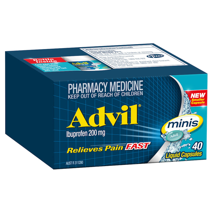 Advil Minis Liquid 40 Capsules