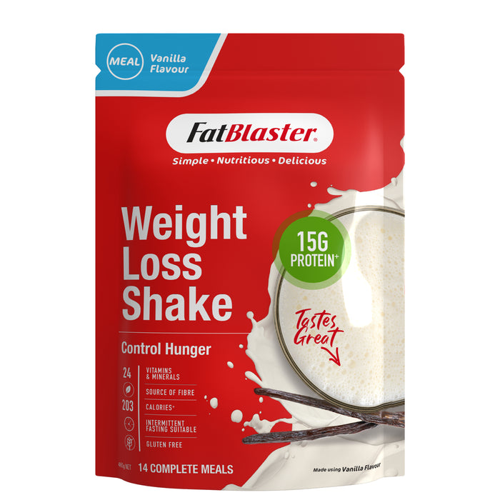 Naturopathica FatBlaster Vanilla Shake Red Pouch 465g.