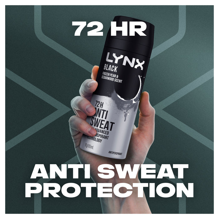 Lynx Black Antiperspirant 165ml