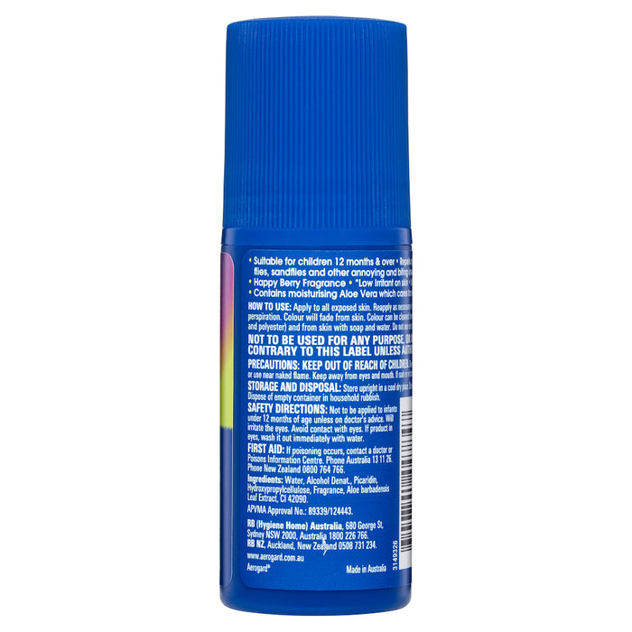 Aerogard Kids Colour Fade Technology Roll On 50ml