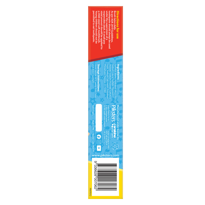 Piksters Toothpaste Wiggles Strawberry 96g