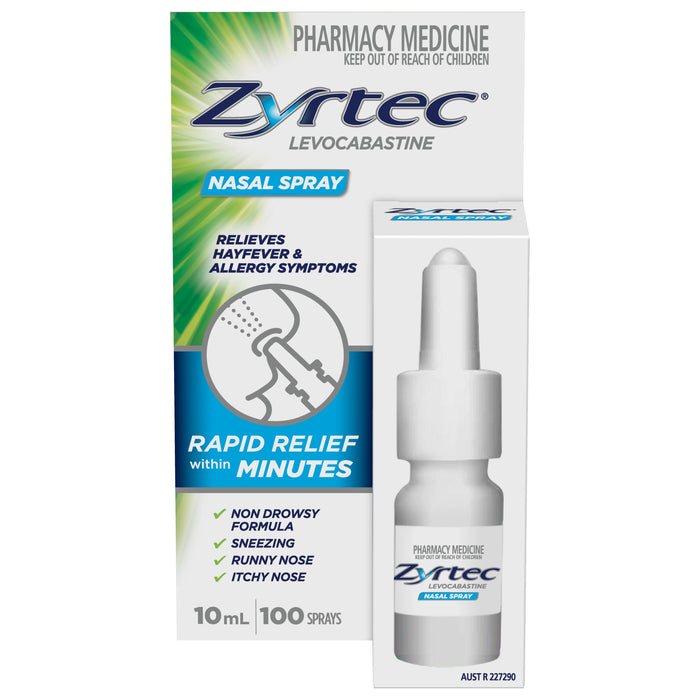 Zyrtec Nasal Spray Levocabastine 10ml.