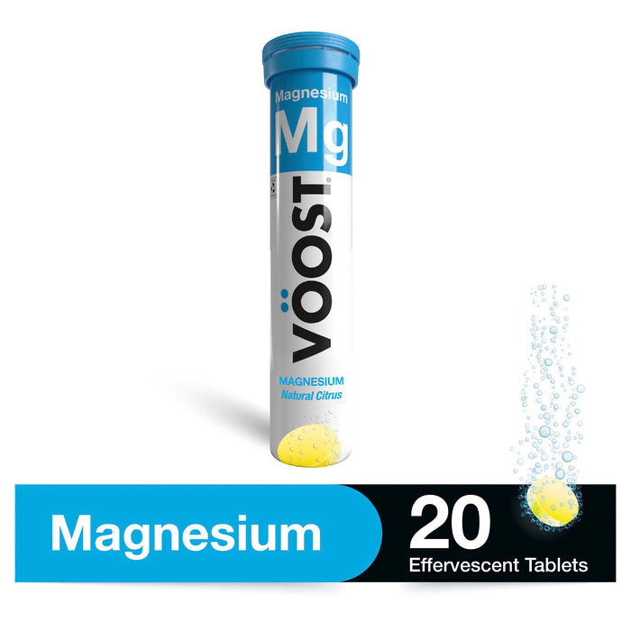 Voost Magnesium Effervescent 20 Tablets.