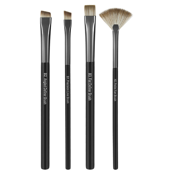 Glam Pro By Manicare Essential Professional Brow Brush Set