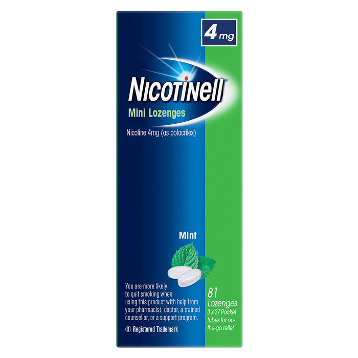 Nicotinell Mini Lozenge 4mg Bottle 81