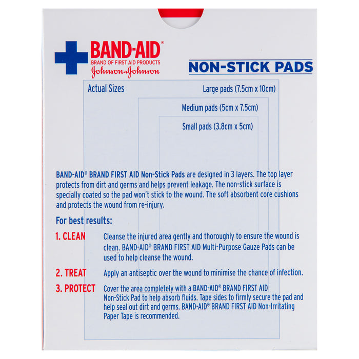 Band-Aid First Aid Non-Stick Pads 8