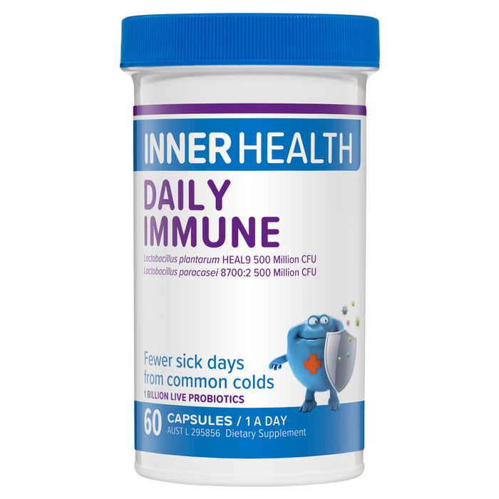 Inner Health Daily Immune 60 Capsules.