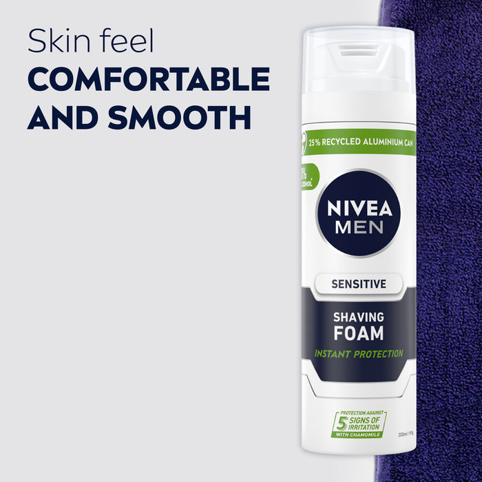 Nivea Men Sensitive Shave Foam 200ml