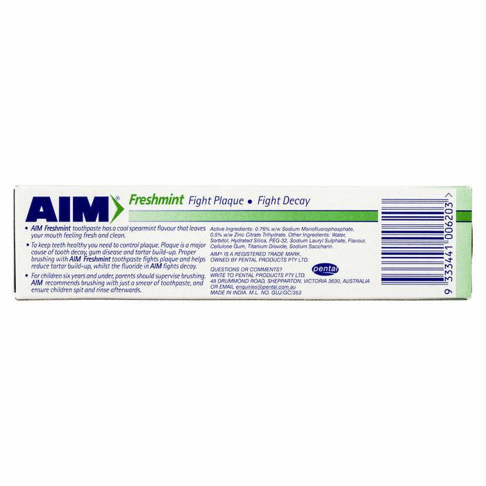 Aim Toothpaste Freshmint Gel 90g