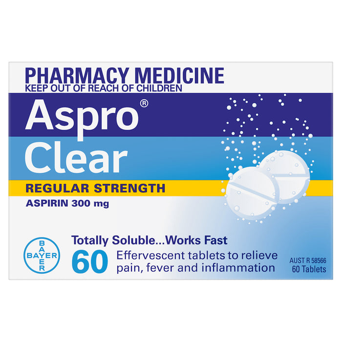 Aspro Clear 300mg Tab 60